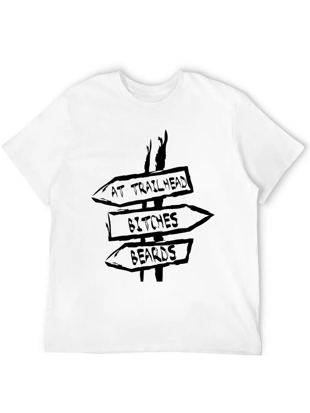 Beard Trailhead Breathable Graphic T-Shirt – Perfect For Casual Days