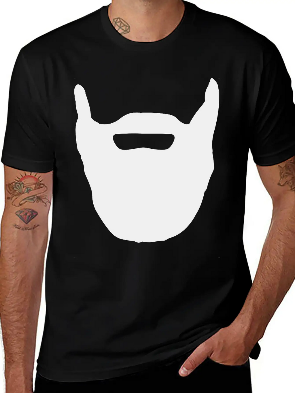 Beard Unisex Casual T-Shirt – Clean Design For Daily Comfort