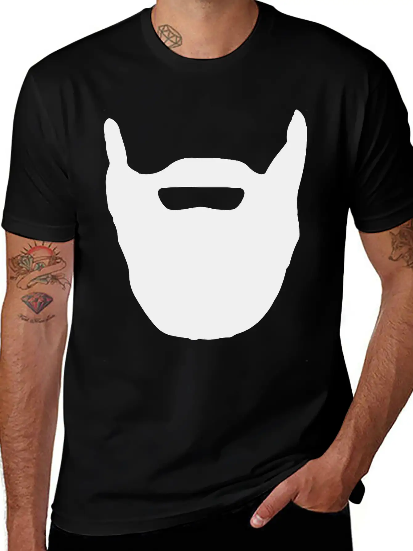 Beard Unisex Casual T-Shirt – Clean Design For Daily Comfort