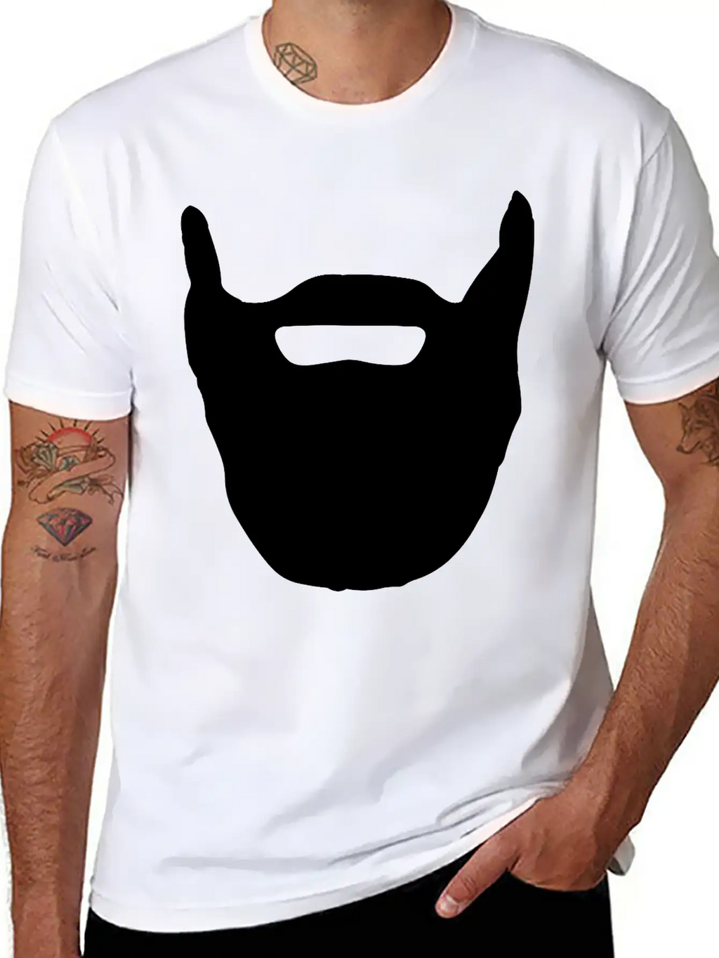 Beard Unisex Casual T-Shirt – Clean Design For Daily Comfort