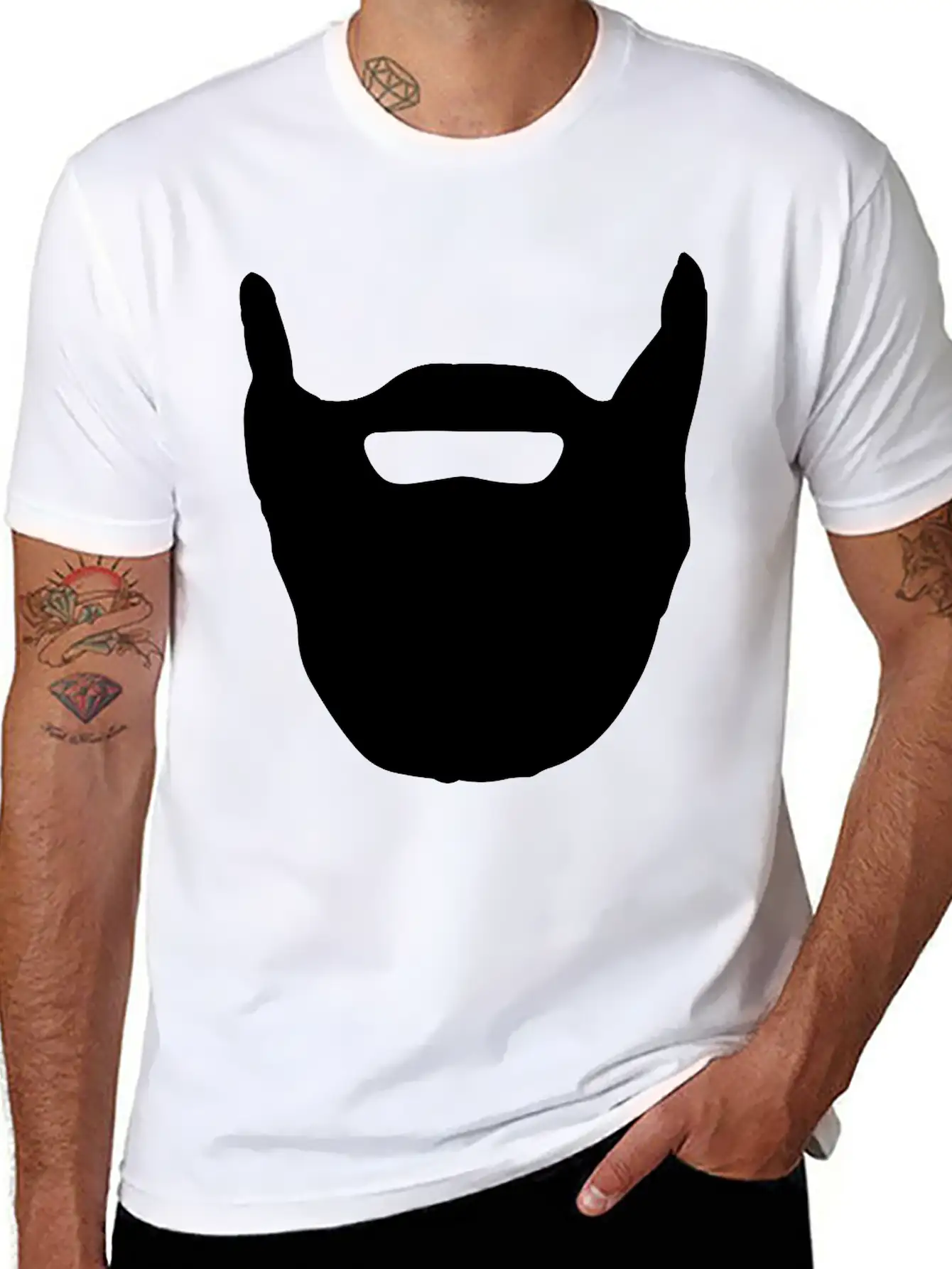 Beard Unisex Casual T-Shirt – Clean Design For Daily Comfort
