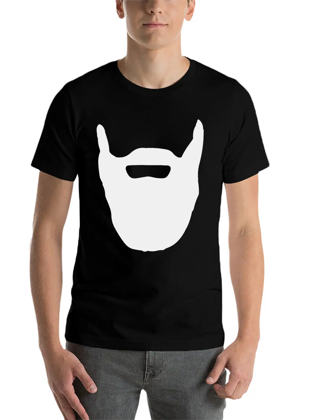 Beard Unisex Casual T-Shirt – Clean Design For Daily Comfort