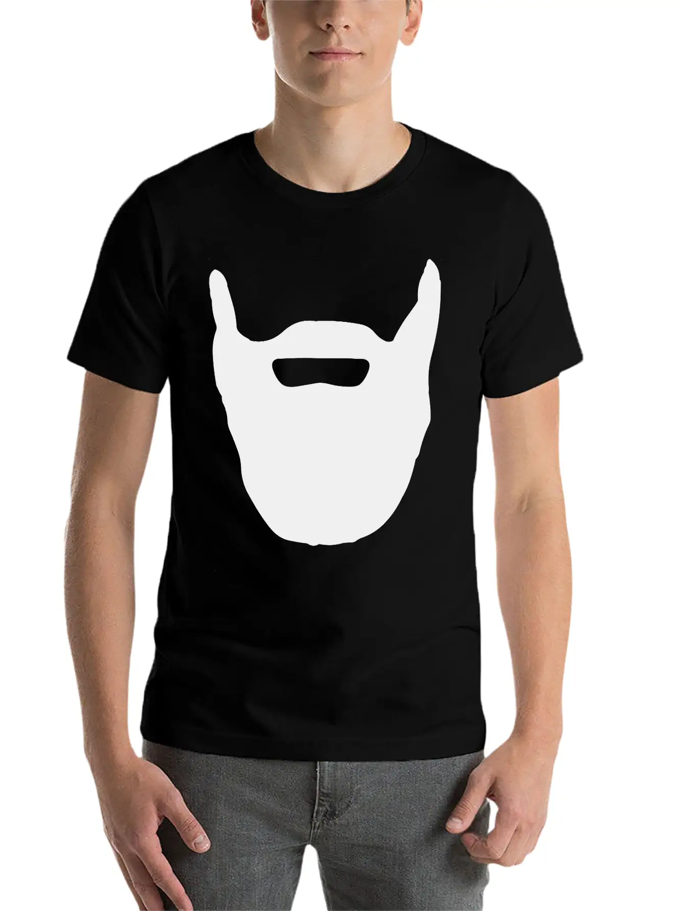 Beard Unisex Casual T-Shirt – Clean Design For Daily Comfort