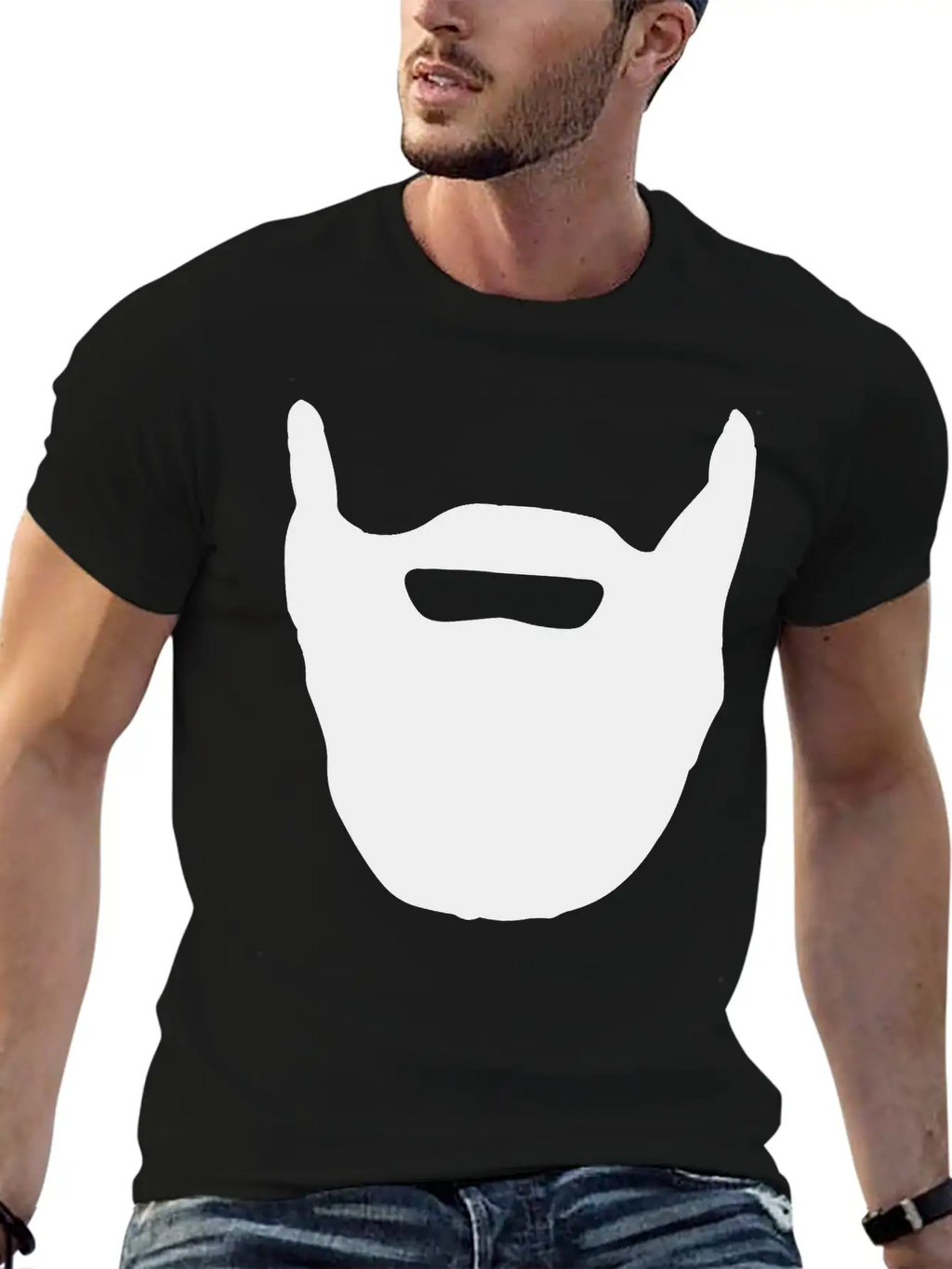 Beard Unisex Casual T-Shirt – Clean Design For Daily Comfort