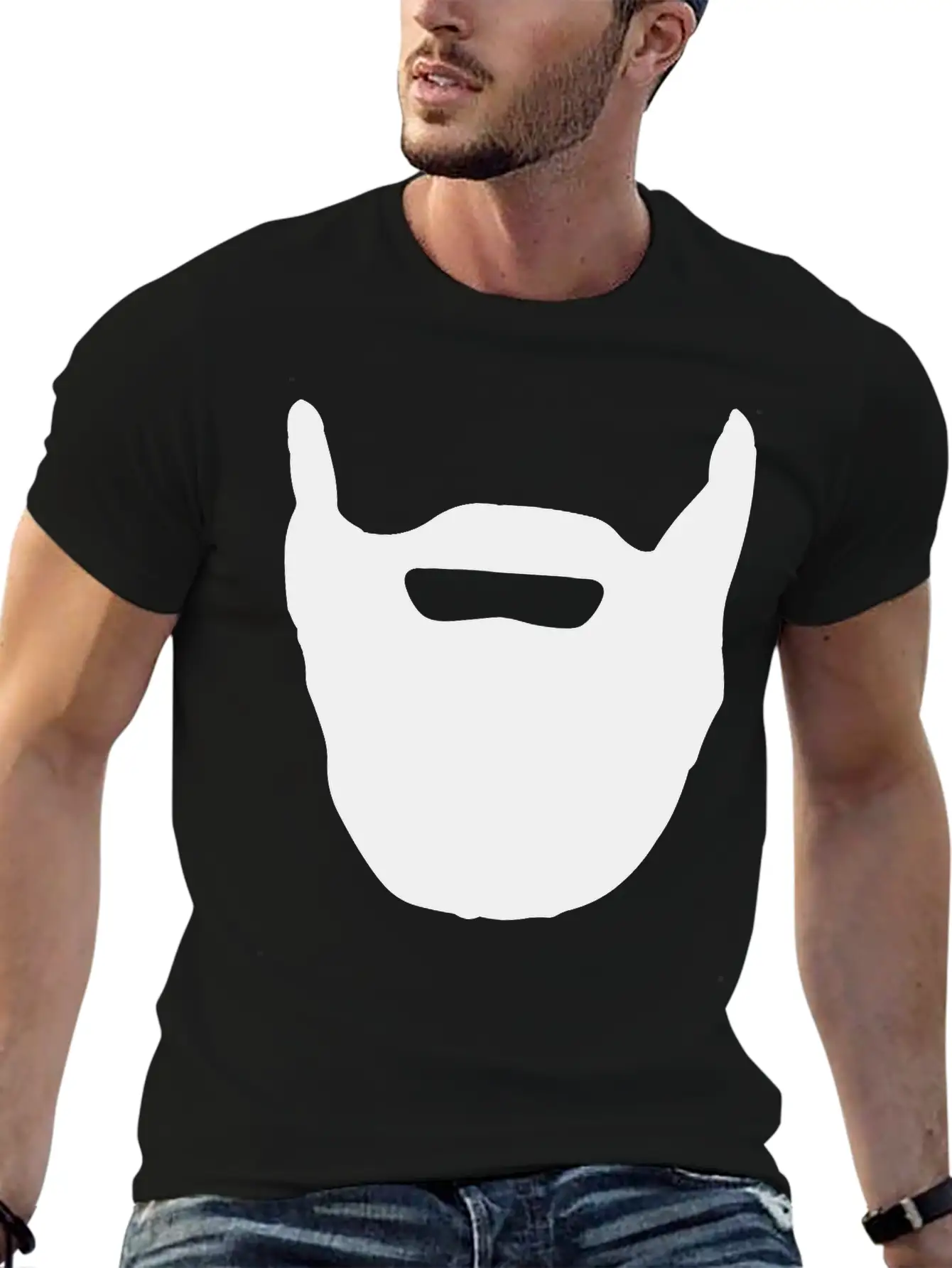 Beard Unisex Casual T-Shirt – Clean Design For Daily Comfort