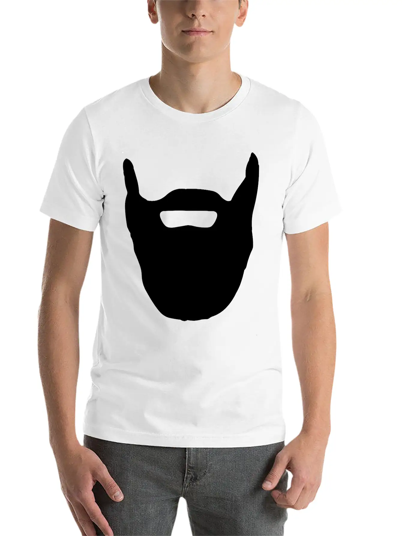 Beard Unisex Casual T-Shirt – Clean Design For Daily Comfort