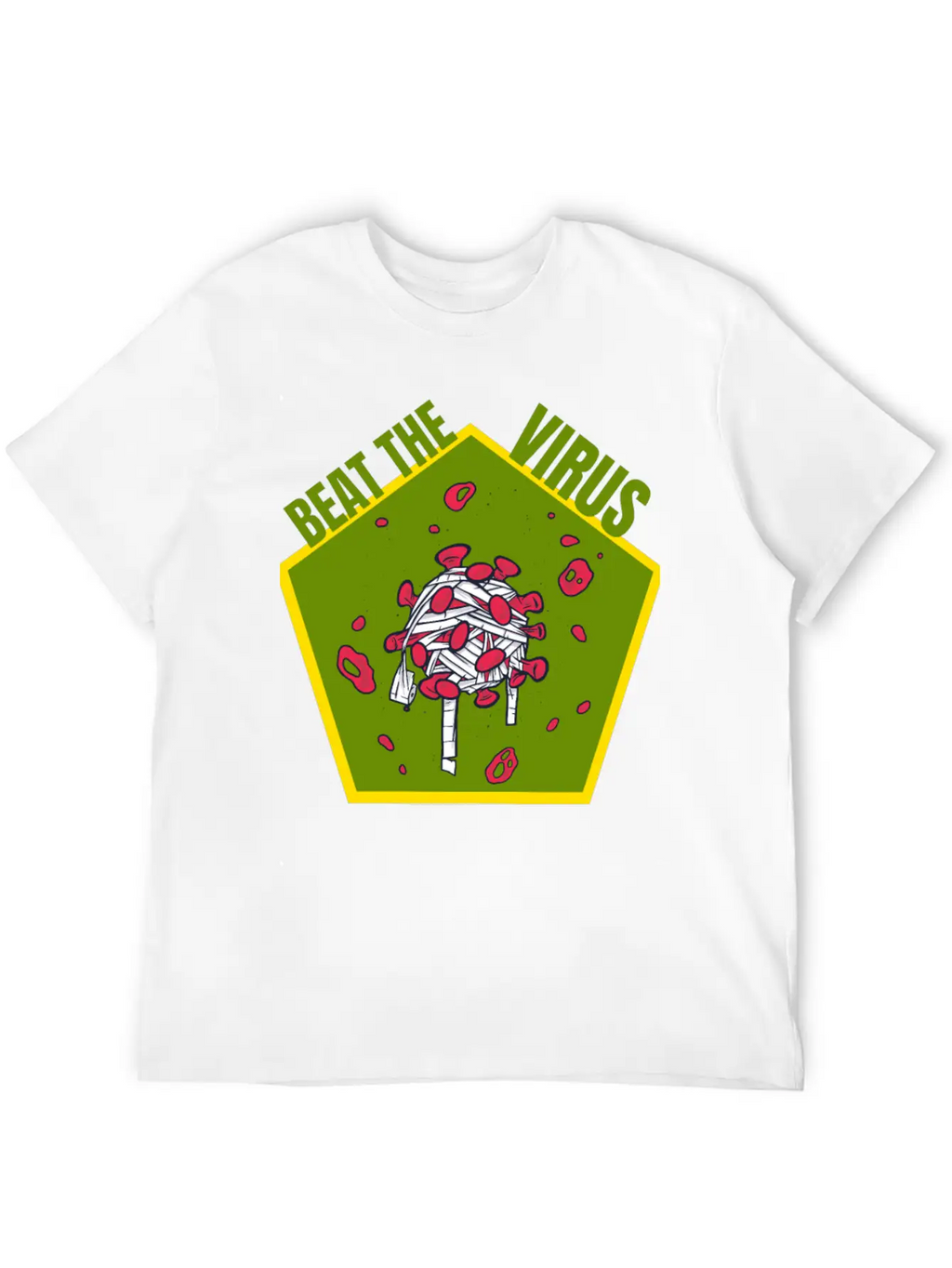 Beat The Virus Essential Cotton Tee For Daily Outfits – Unisex Style