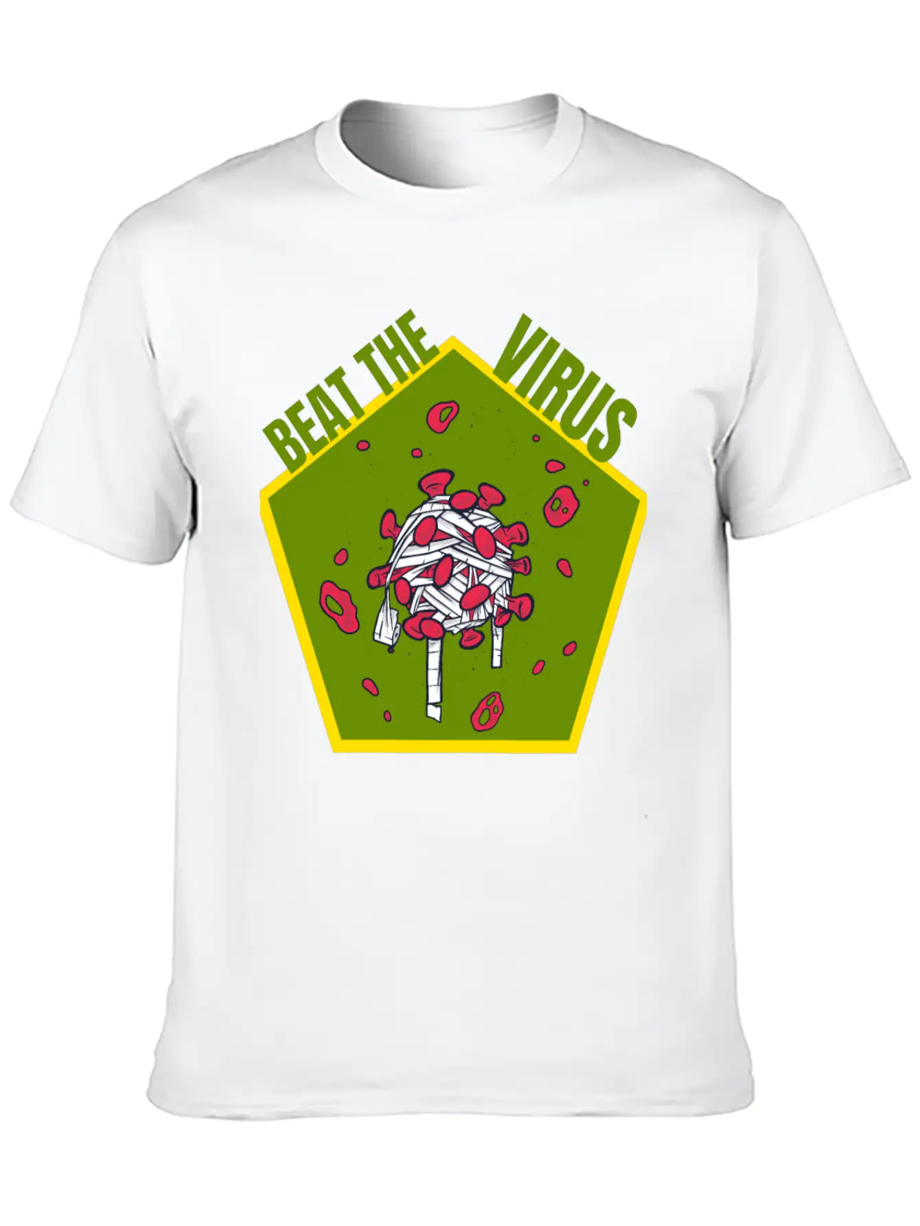 Beat The Virus Essential Cotton Tee For Daily Outfits – Unisex Style