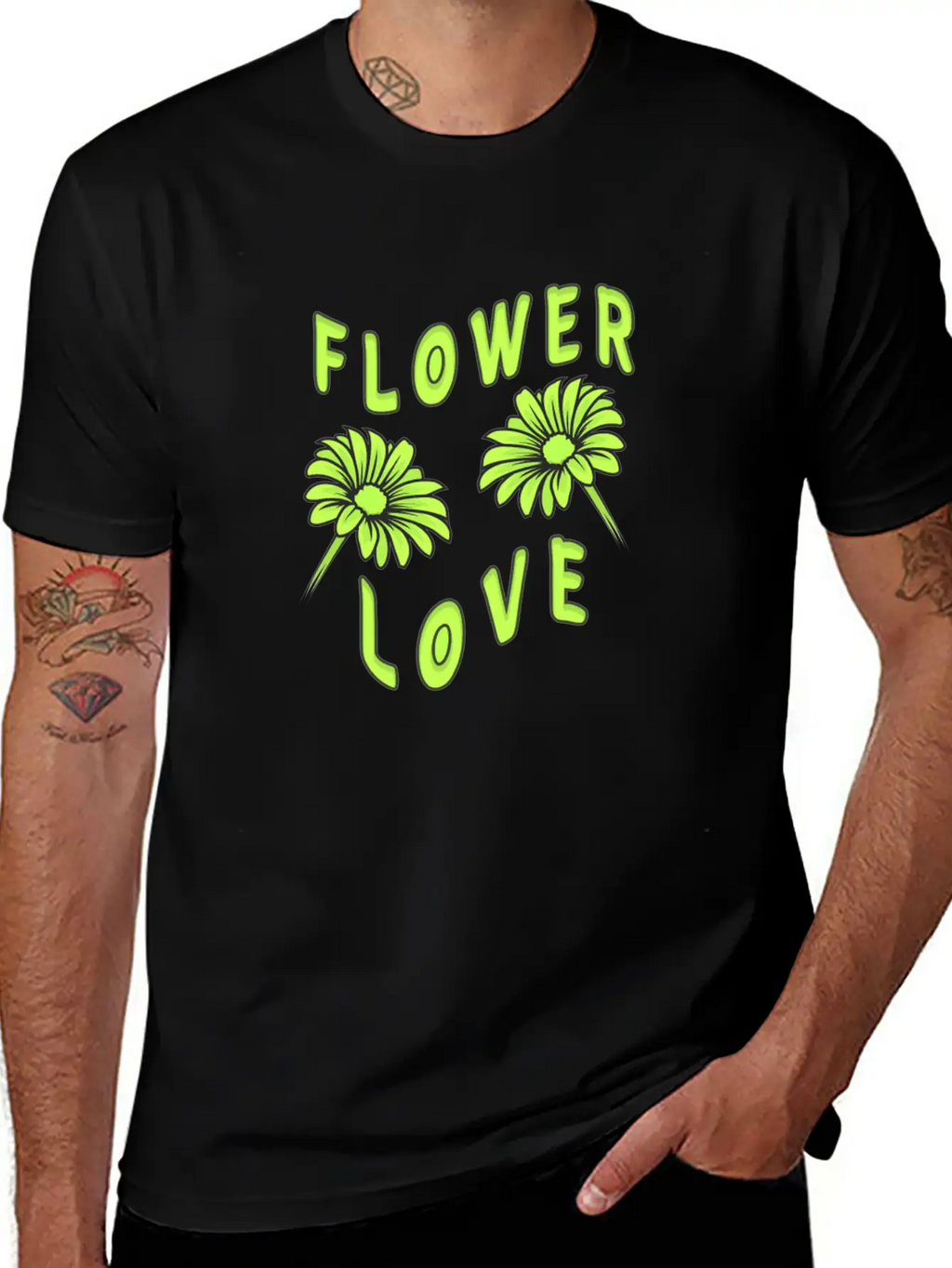 Beautiful Flowers Flower Love Stylish Everyday T-Shirt – Unisex Basic Cotton Tee