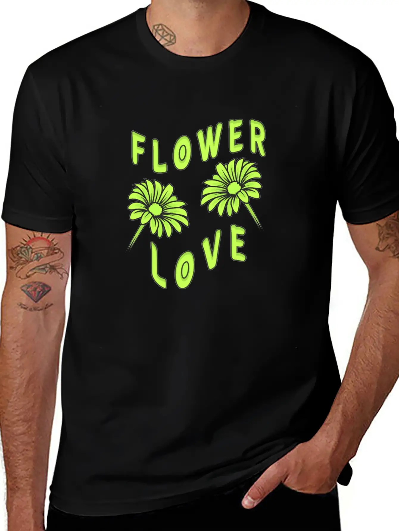 Beautiful Flowers Flower Love Stylish Everyday T-Shirt – Unisex Basic Cotton Tee