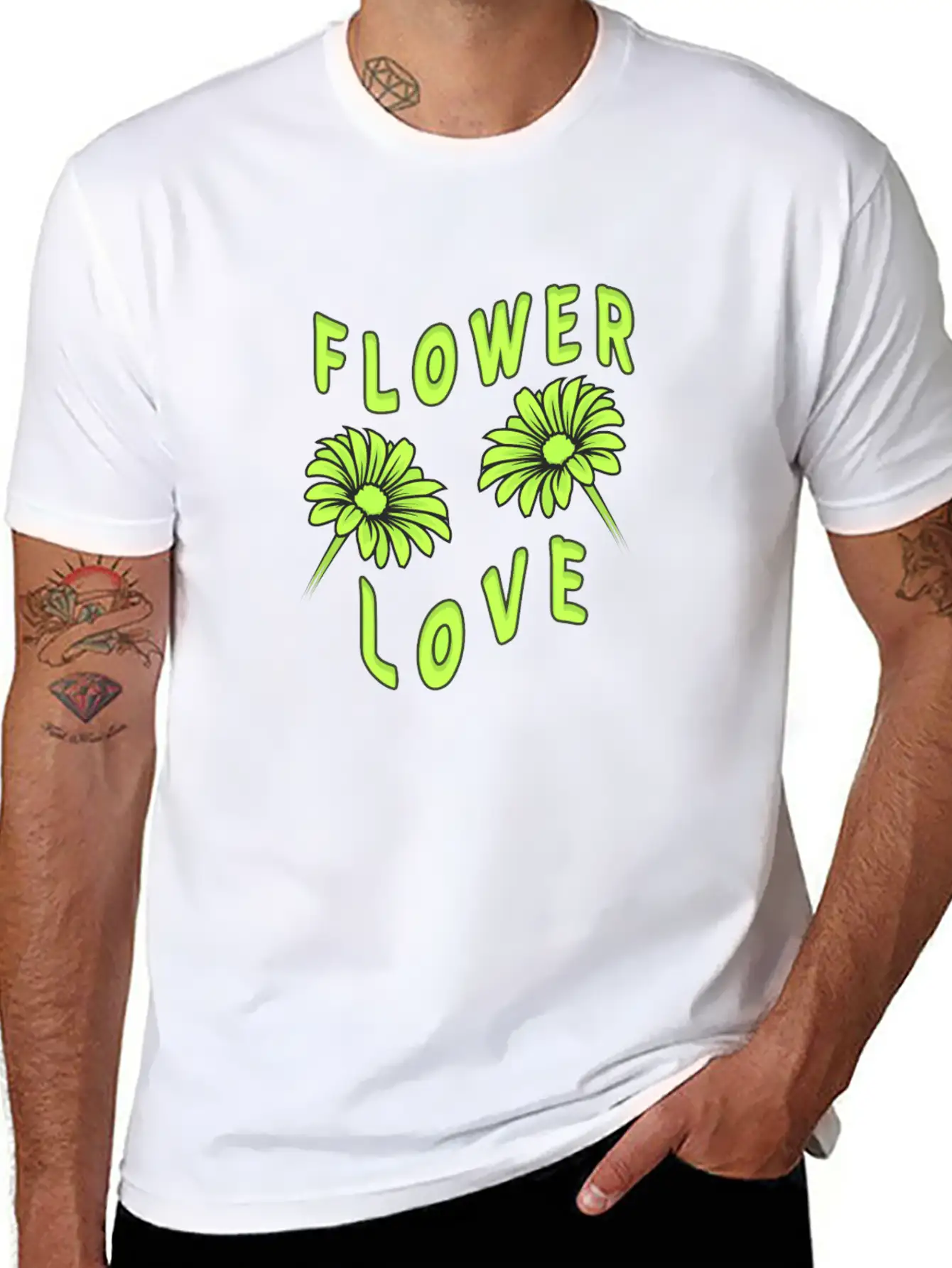 Beautiful Flowers Flower Love Stylish Everyday T-Shirt – Unisex Basic Cotton Tee
