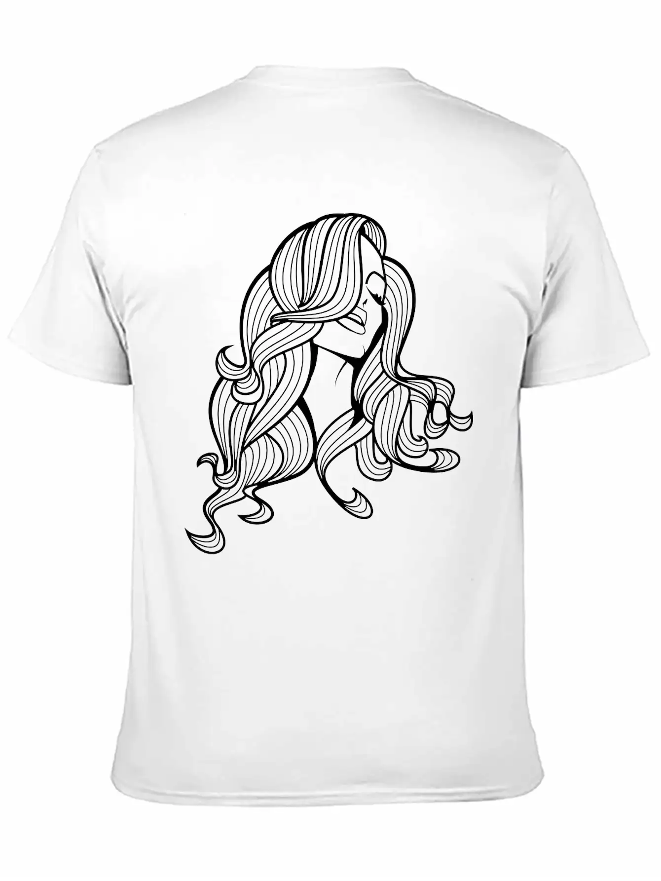 Beautiful Girl Unisex Casual T-Shirt – Clean Design For Daily Comfort