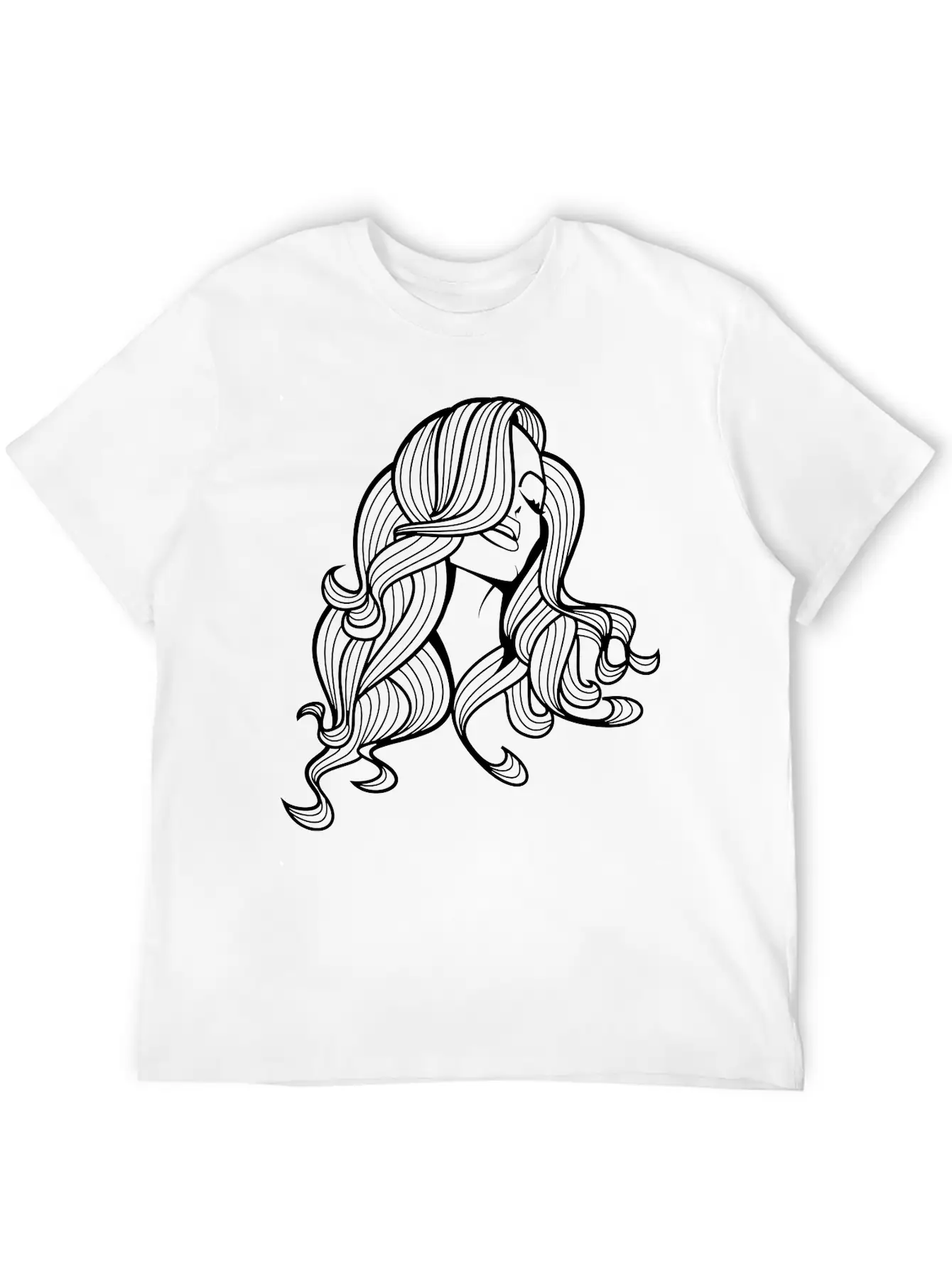 Beautiful Girl Unisex Casual T-Shirt – Clean Design For Daily Comfort