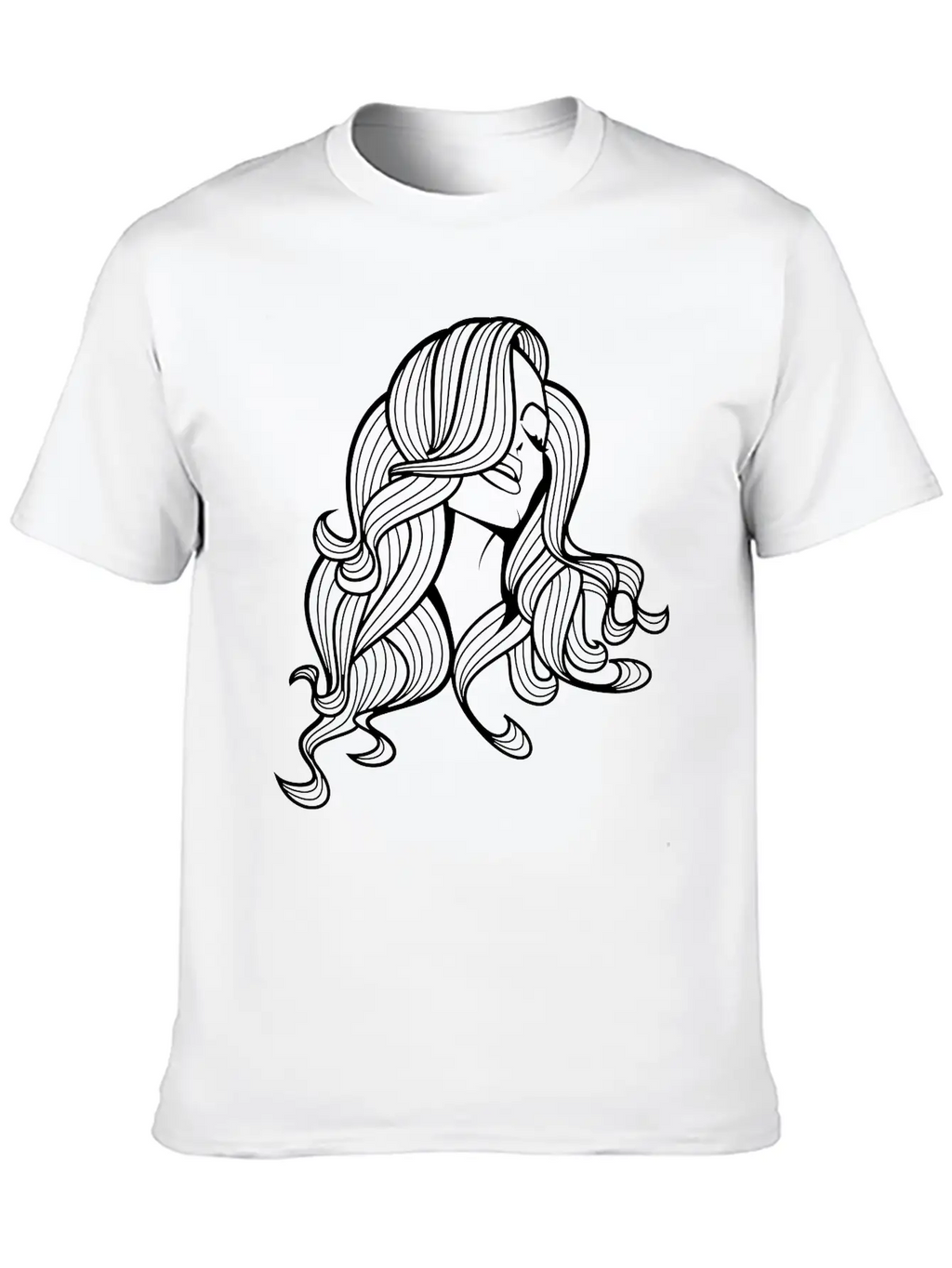 Beautiful Girl Unisex Casual T-Shirt – Clean Design For Daily Comfort