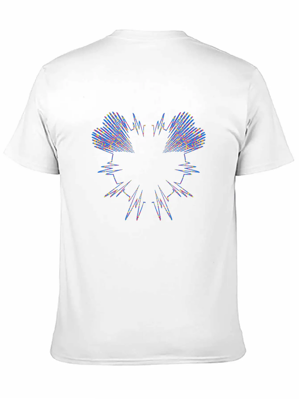 Beautiful Heartbeat Love Heart Design Unisex Casual T-Shirt – Clean Design For Daily Comfort
