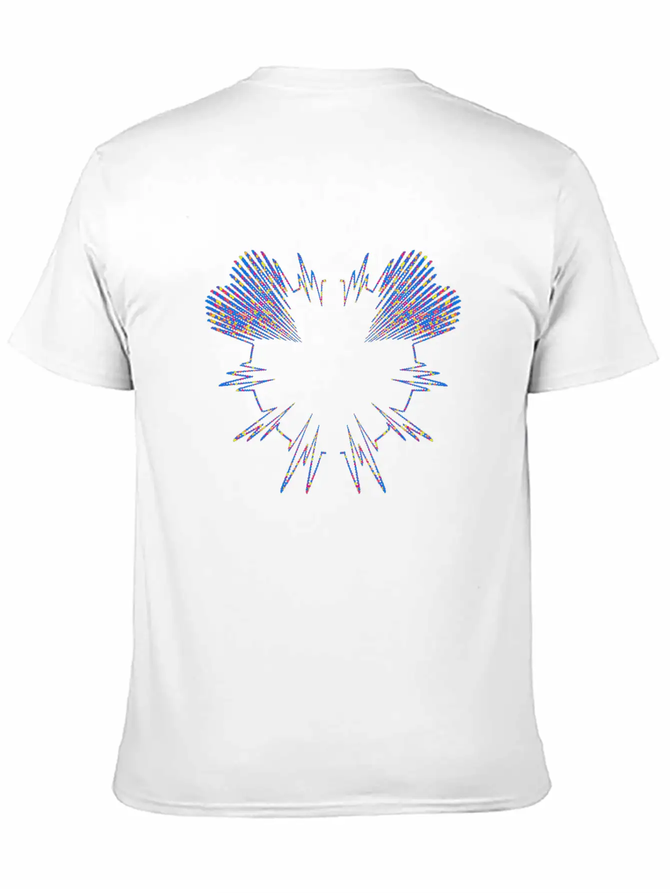 Beautiful Heartbeat Love Heart Design Unisex Casual T-Shirt – Clean Design For Daily Comfort