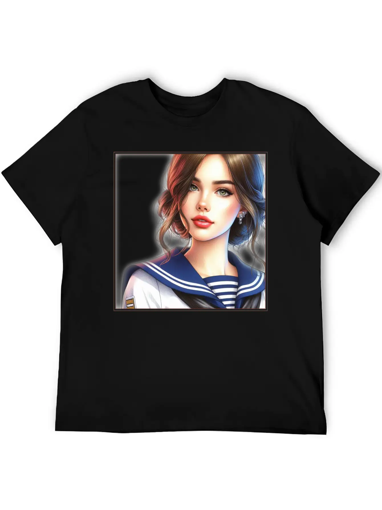 Beautiful Sailor Girl Unisex Casual T-Shirt – Clean Design For Daily Comfort