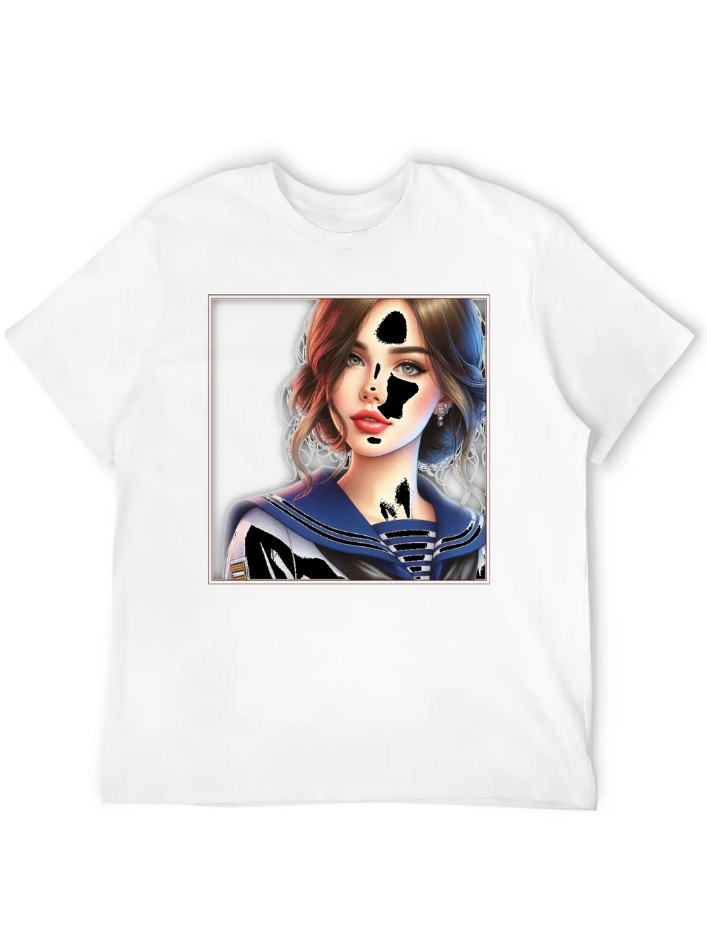 Beautiful Sailor Girl Unisex Casual T-Shirt – Clean Design For Daily Comfort