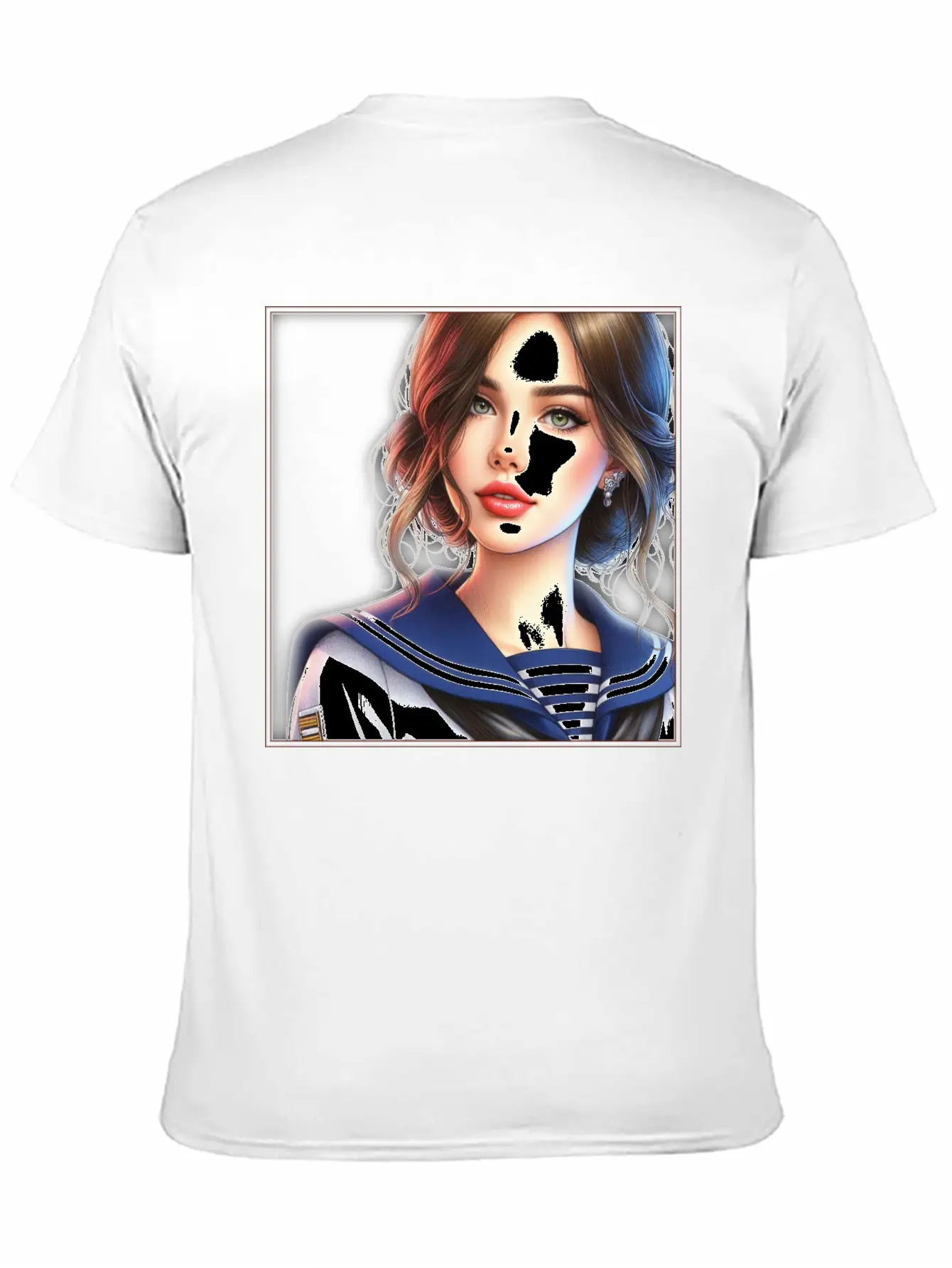 Beautiful Sailor Girl Unisex Casual T-Shirt – Clean Design For Daily Comfort