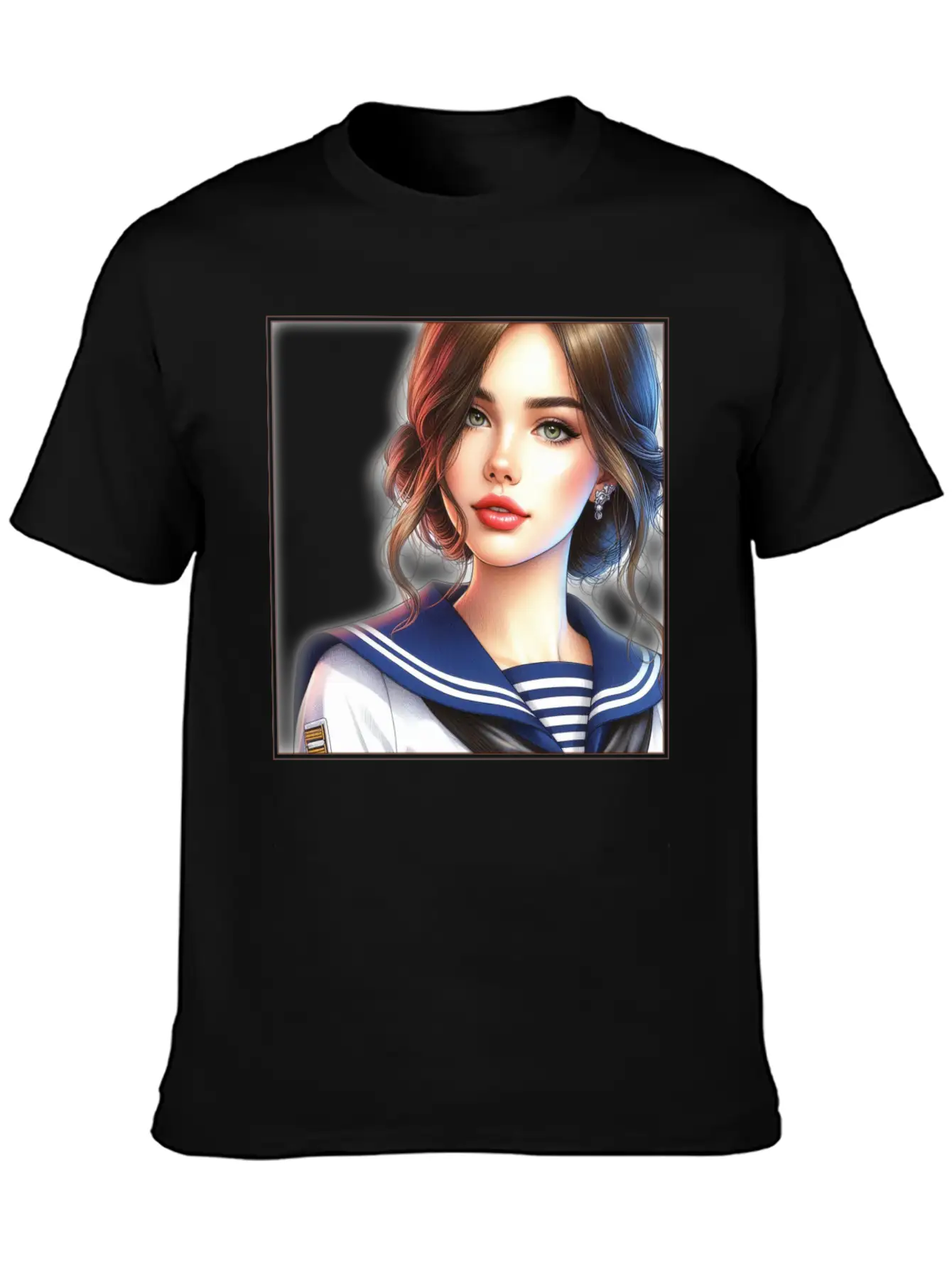 Beautiful Sailor Girl Unisex Casual T-Shirt – Clean Design For Daily Comfort