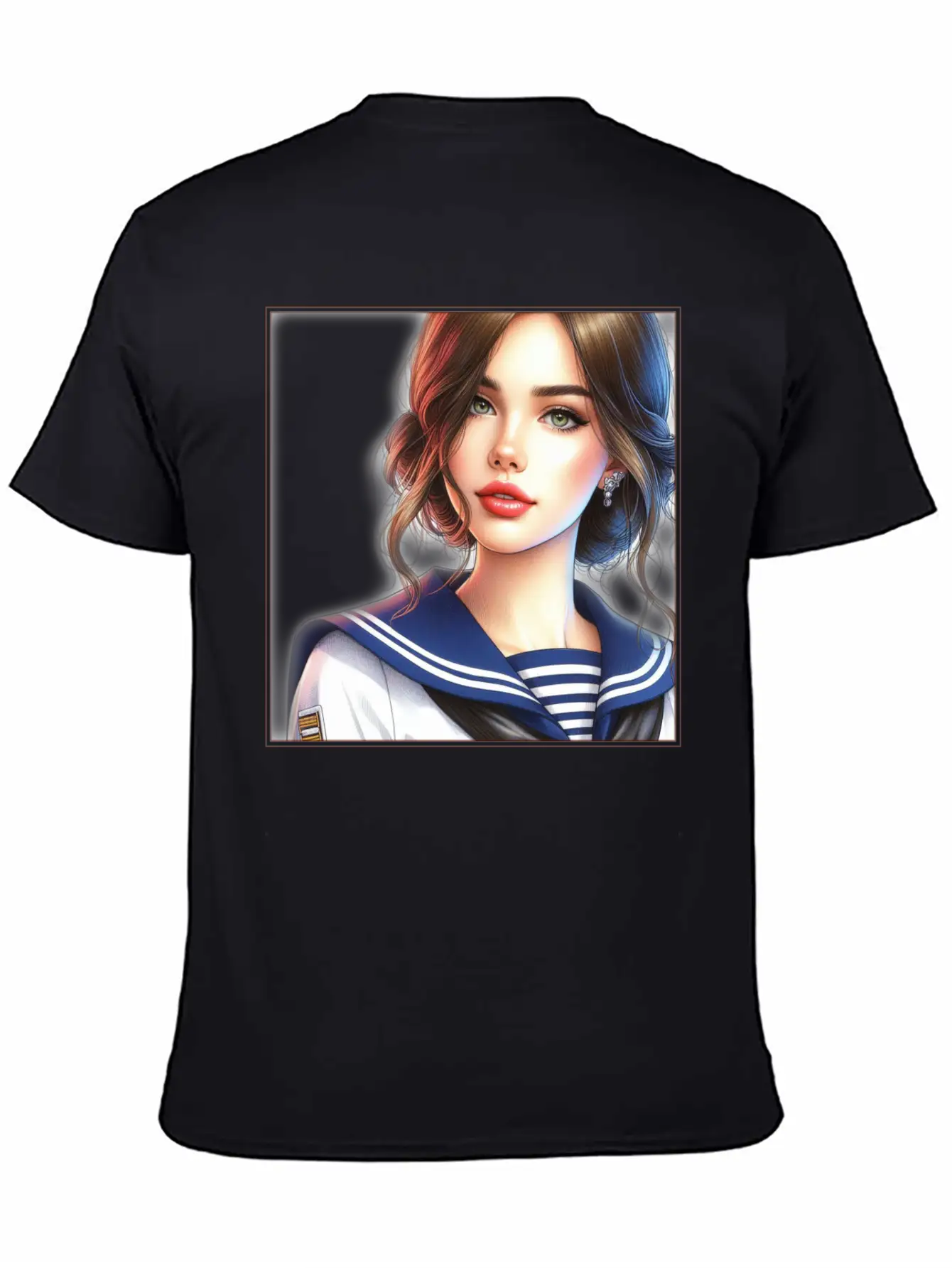 Beautiful Sailor Girl Unisex Casual T-Shirt – Clean Design For Daily Comfort