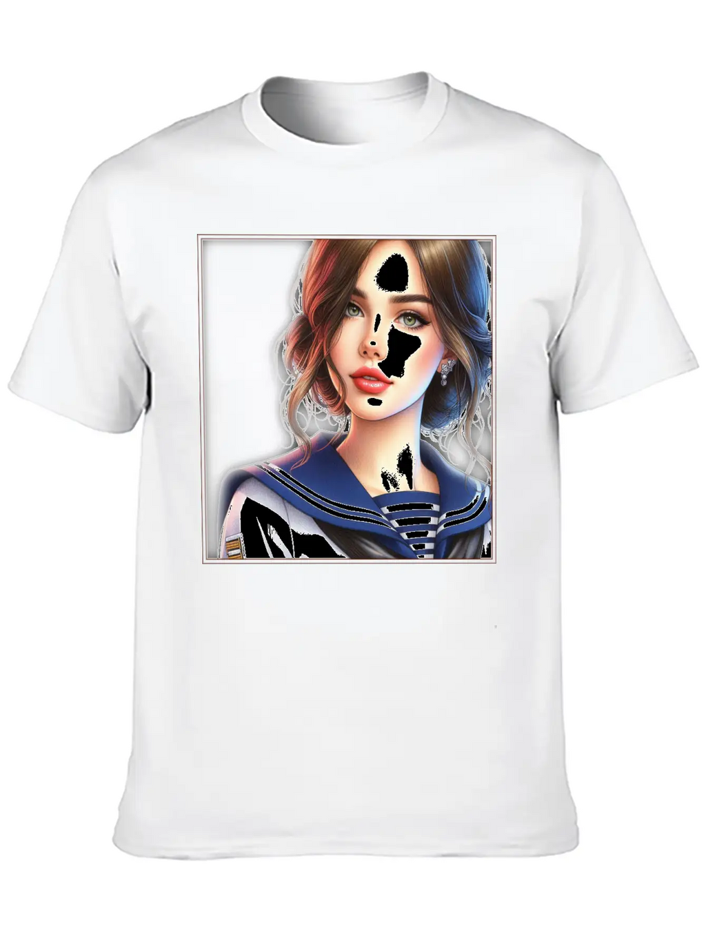 Beautiful Sailor Girl Unisex Casual T-Shirt – Clean Design For Daily Comfort