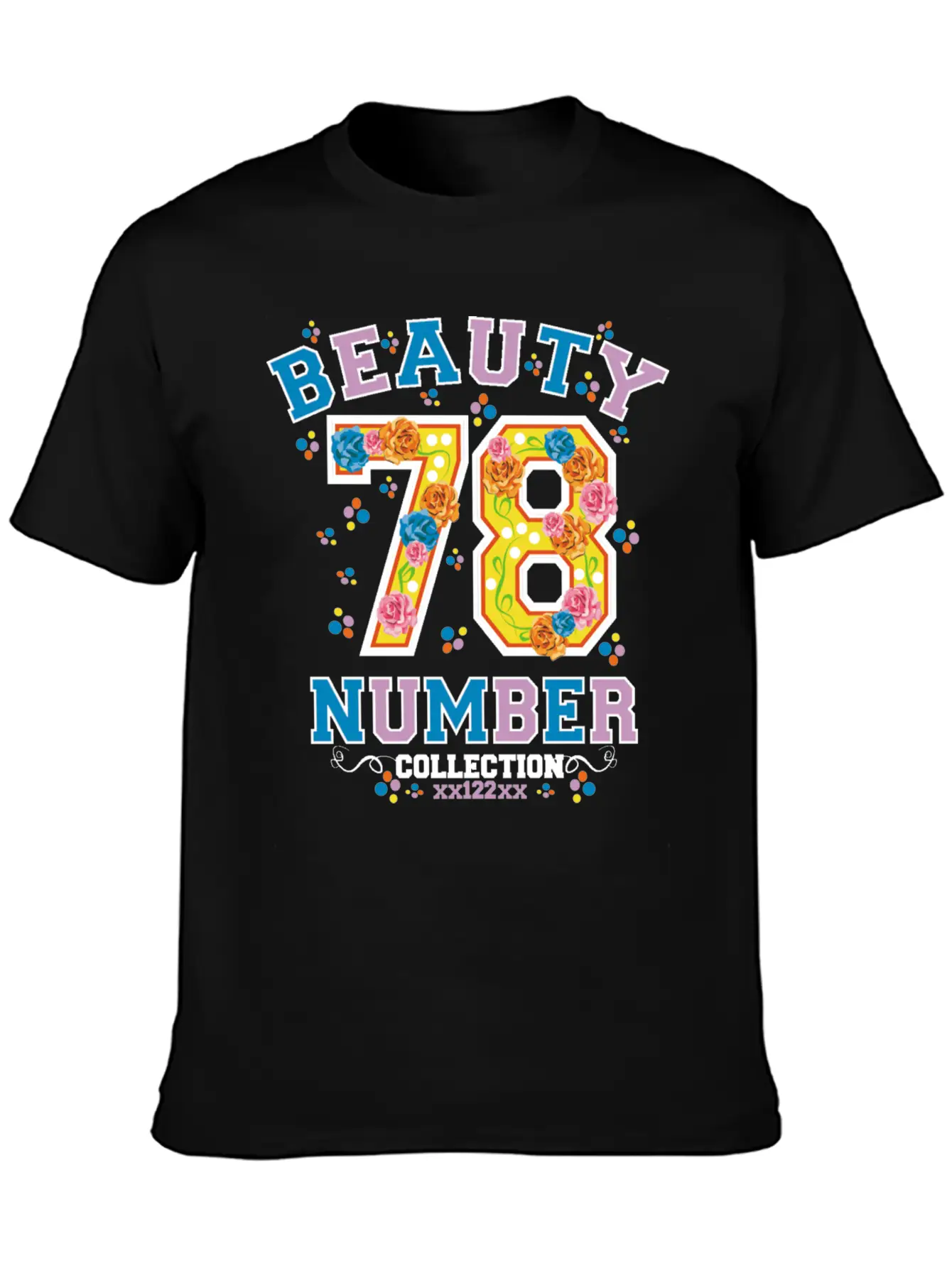 Beauty 78 Number Essential Cotton Tee For Daily Outfits – Unisex Style