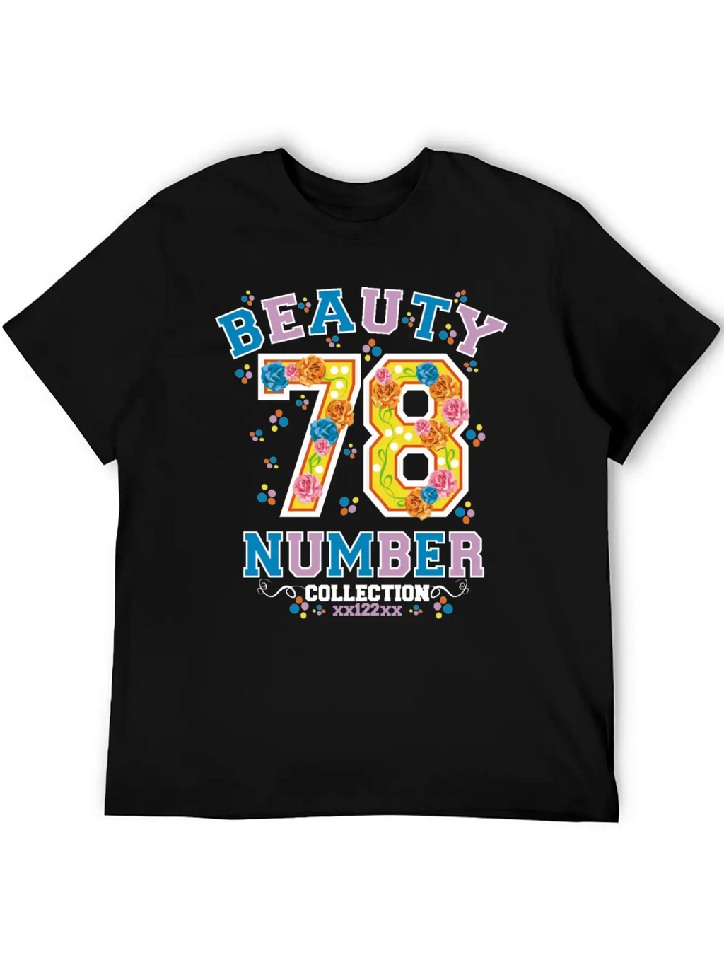 Beauty 78 Number Essential Cotton Tee For Daily Outfits – Unisex Style