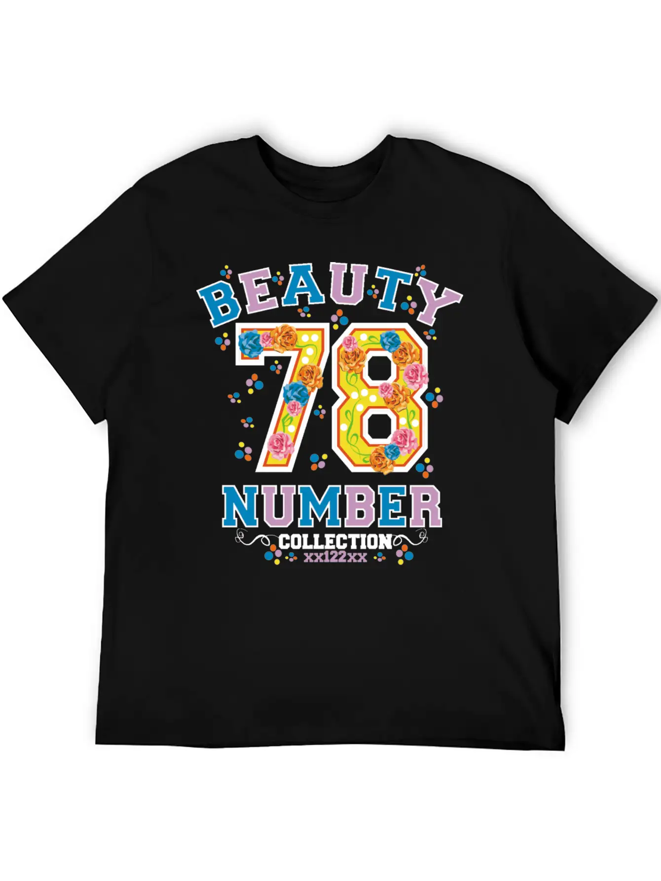 Beauty 78 Number Essential Cotton Tee For Daily Outfits – Unisex Style