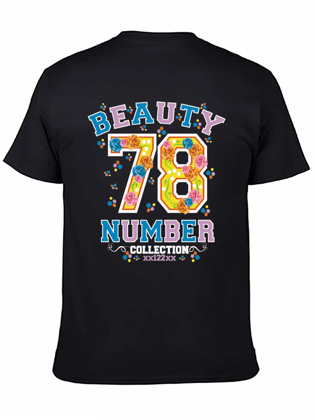 Beauty 78 Number Essential Cotton Tee For Daily Outfits – Unisex Style