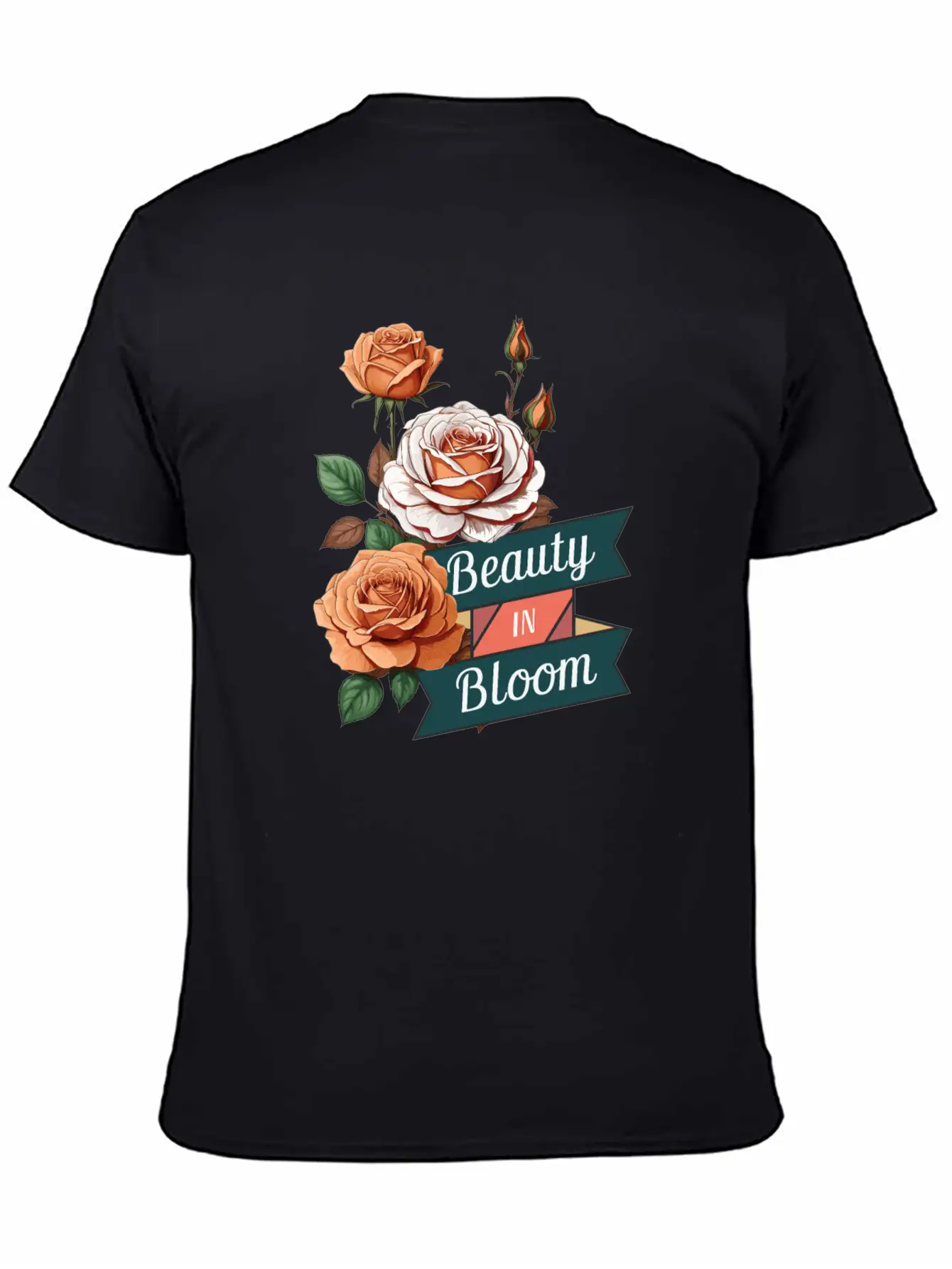 Beauty In Bloom Casual Graphic T-Shirt – Simple And Comfortable Daily Wear