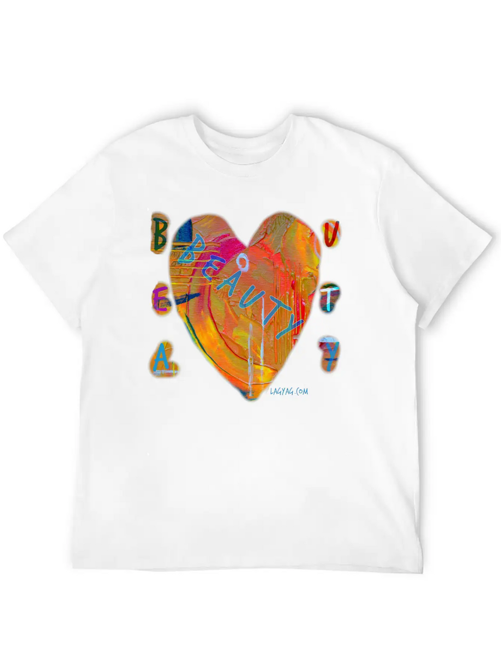 Beauty Inside And Out Unisex Short Sleeve Soft Cotton T-Shirt – Casual Everyday Wear