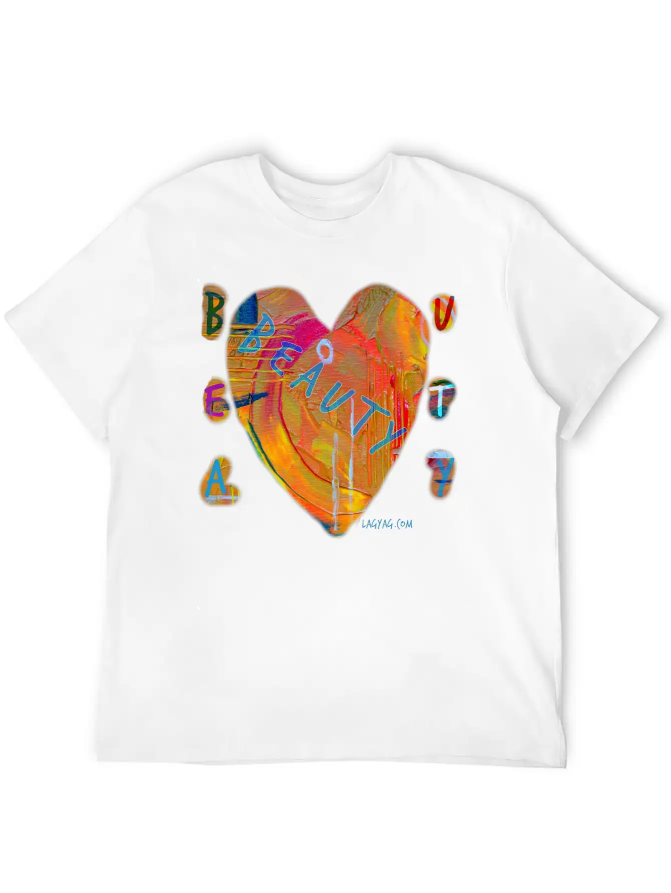 Beauty Inside And Out Unisex Short Sleeve Soft Cotton T-Shirt – Casual Everyday Wear