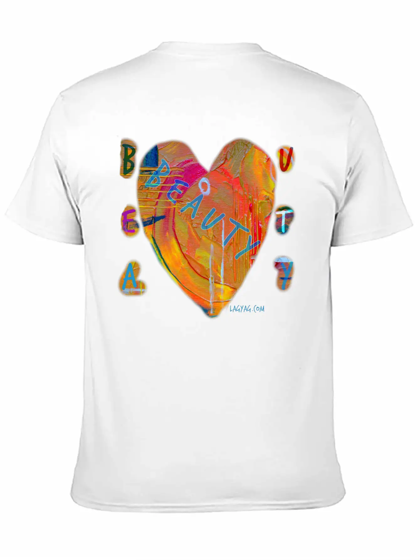 Beauty Inside And Out Unisex Short Sleeve Soft Cotton T-Shirt – Casual Everyday Wear