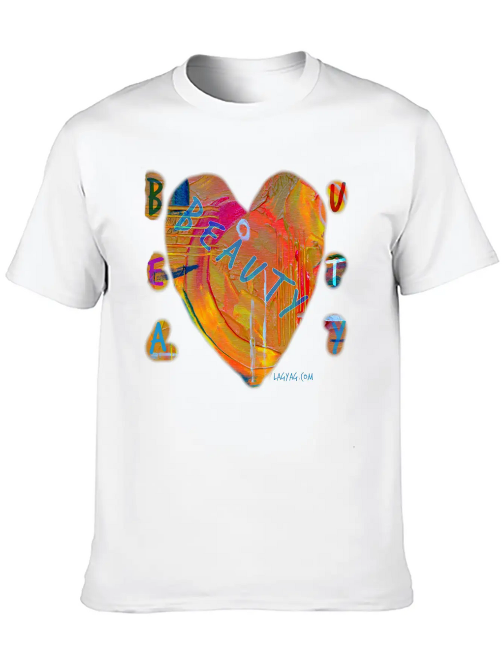 Beauty Inside And Out Unisex Short Sleeve Soft Cotton T-Shirt – Casual Everyday Wear