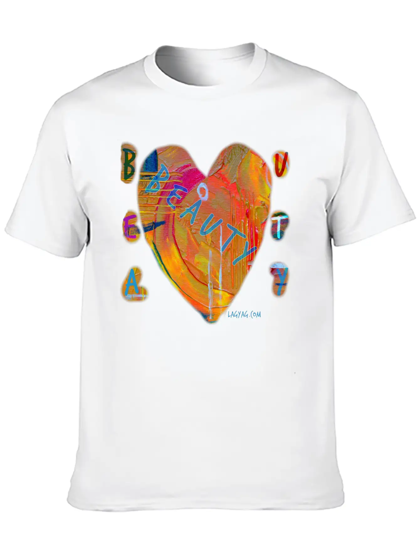 Beauty Inside And Out Unisex Short Sleeve Soft Cotton T-Shirt – Casual Everyday Wear