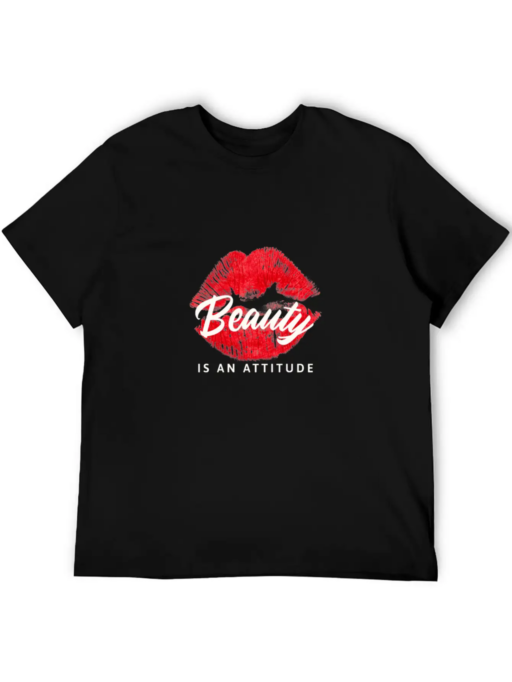 Beauty Is An Attitude Unisex Casual T-Shirt – Clean Design For Daily Comfort