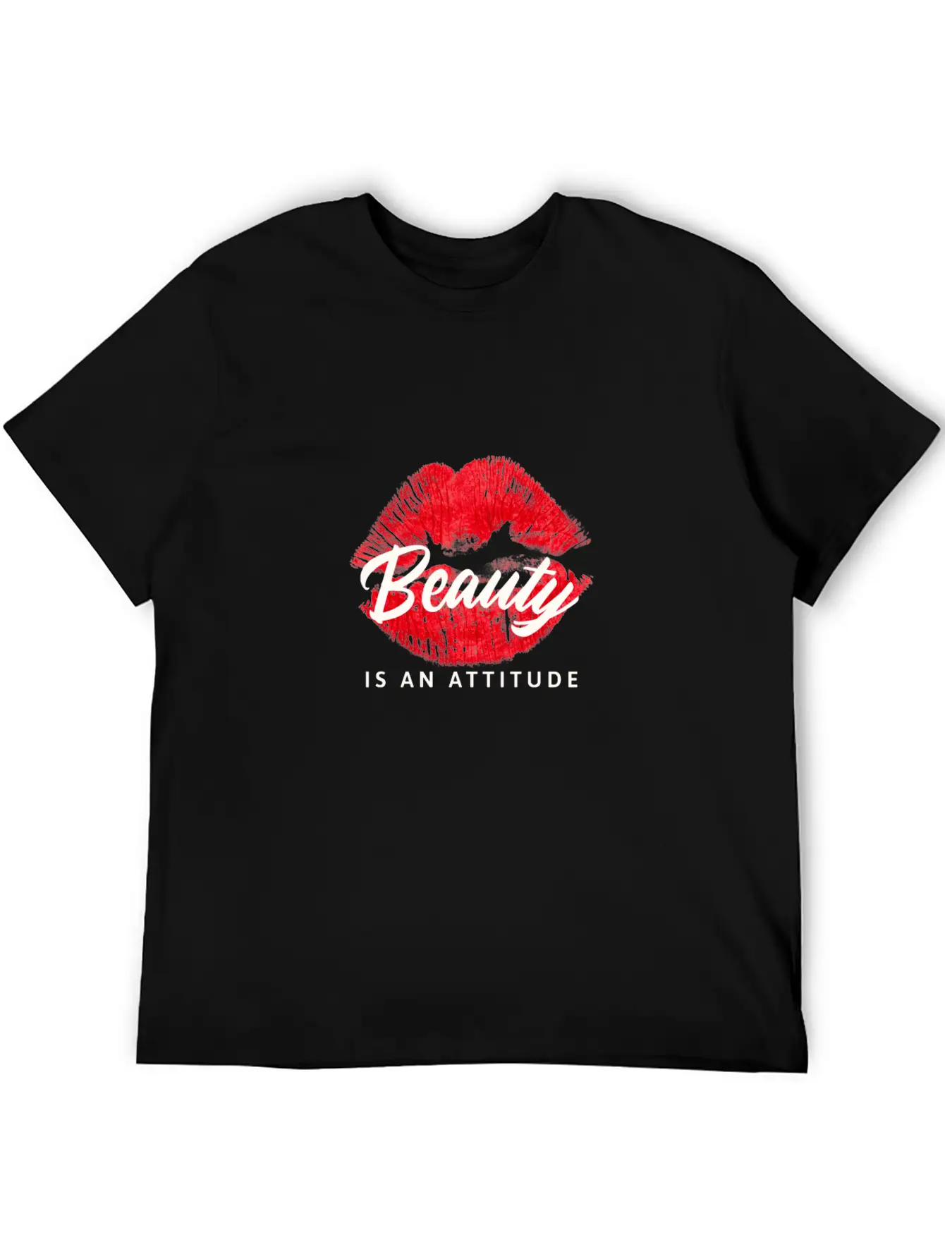 Beauty Is An Attitude Unisex Casual T-Shirt – Clean Design For Daily Comfort