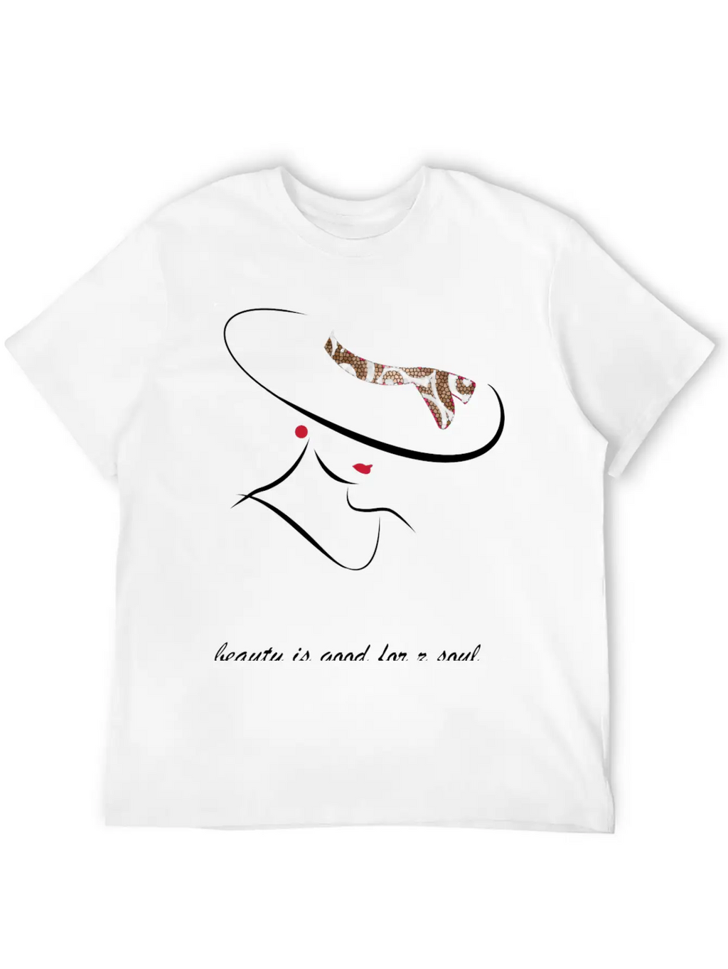Beauty Is Good For Z Soul Unisex Short Sleeve Soft Cotton T-Shirt – Casual Everyday Wear