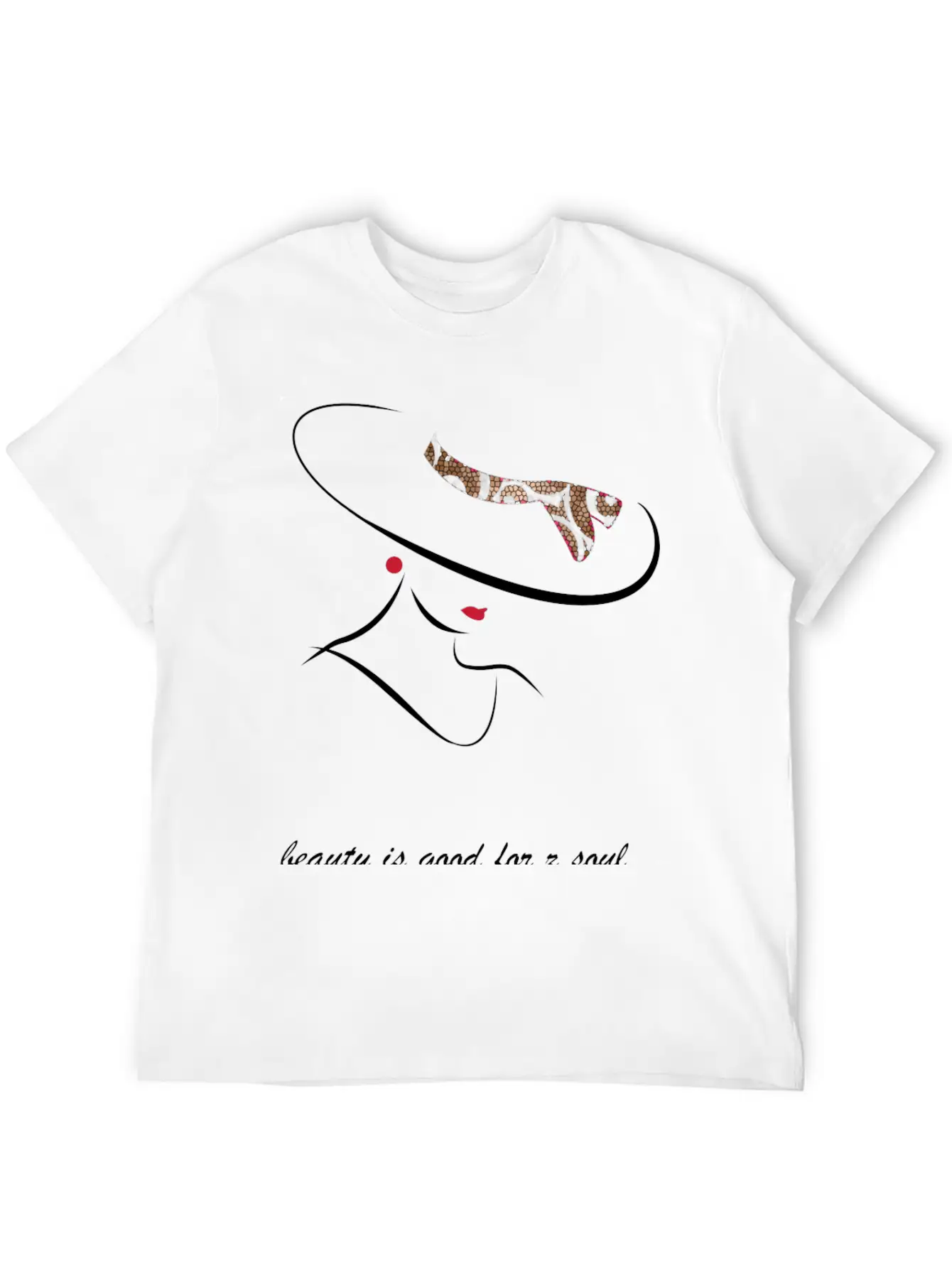 Beauty Is Good For Z Soul Unisex Short Sleeve Soft Cotton T-Shirt – Casual Everyday Wear