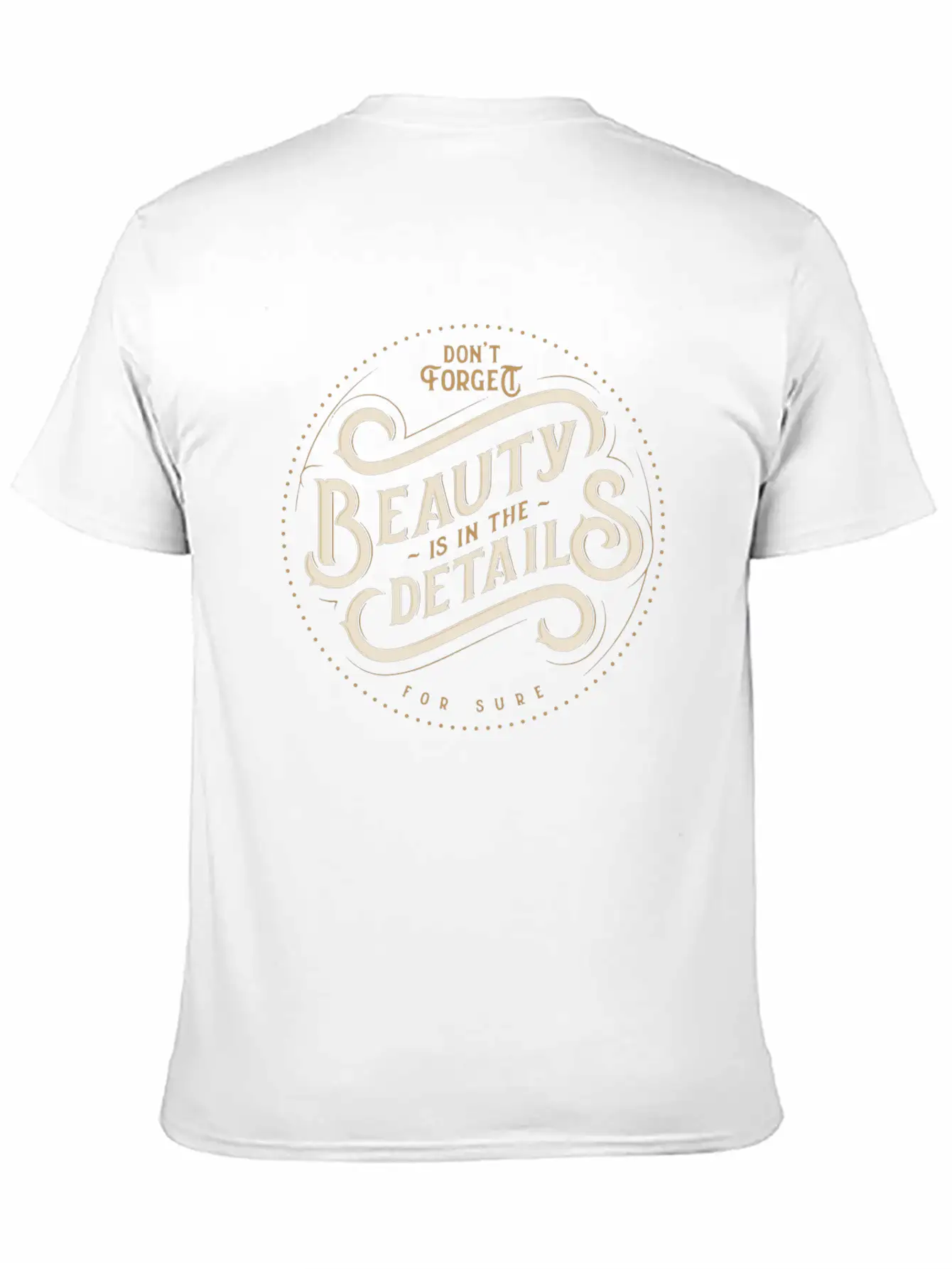 Beauty Is In Details Unisex Short Sleeve Soft Cotton T-Shirt – Casual Everyday Wear