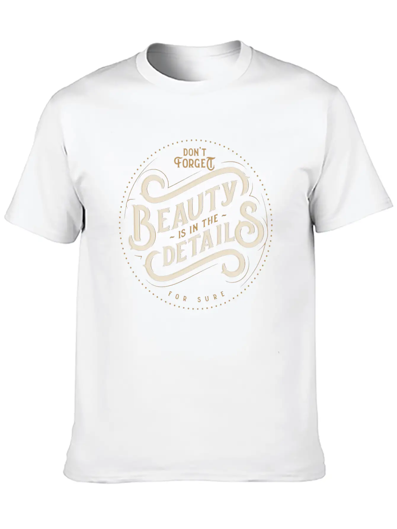 Beauty Is In Details Unisex Short Sleeve Soft Cotton T-Shirt – Casual Everyday Wear