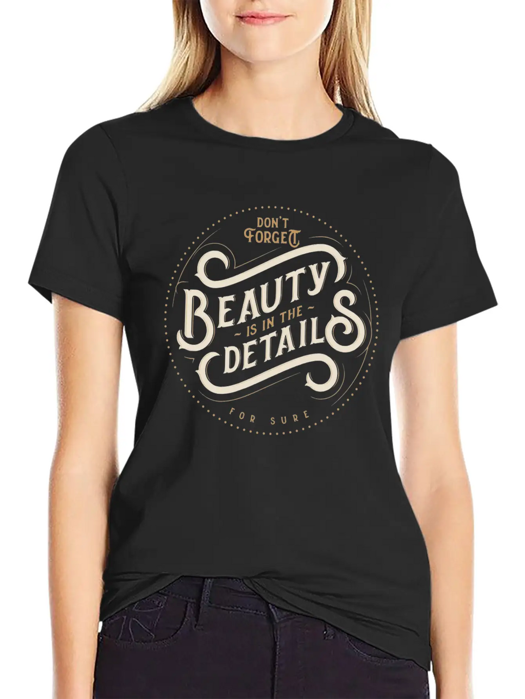 Beauty Is In Details Unisex Short Sleeve Soft Cotton T-Shirt – Casual Everyday Wear