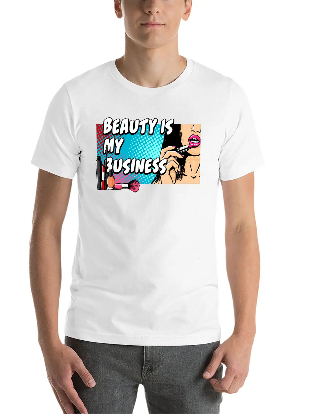 Beauty Is My Business Esthetician Dermatologist Unisex Casual T-Shirt – Clean Design For Daily Comfort