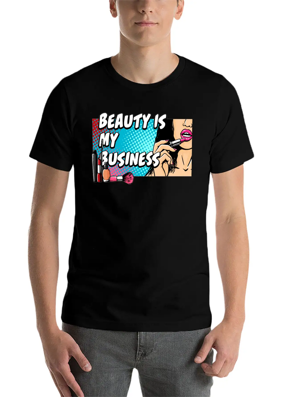 Beauty Is My Business Esthetician Dermatologist Unisex Casual T-Shirt – Clean Design For Daily Comfort