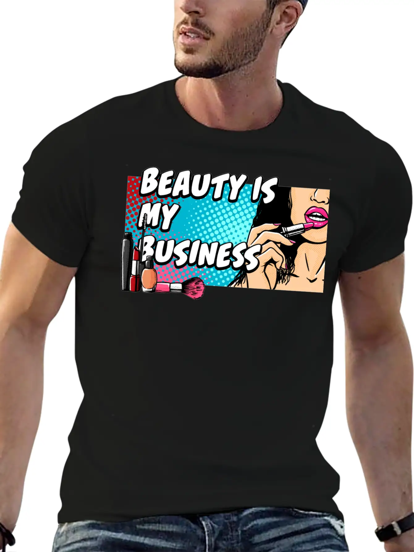 Beauty Is My Business Esthetician Dermatologist Unisex Casual T-Shirt – Clean Design For Daily Comfort
