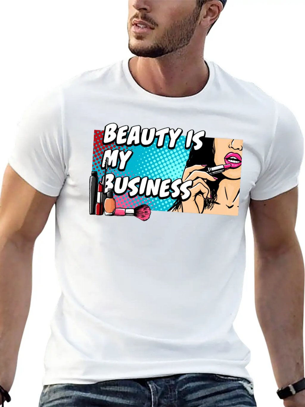 Beauty Is My Business Esthetician Dermatologist Unisex Casual T-Shirt – Clean Design For Daily Comfort