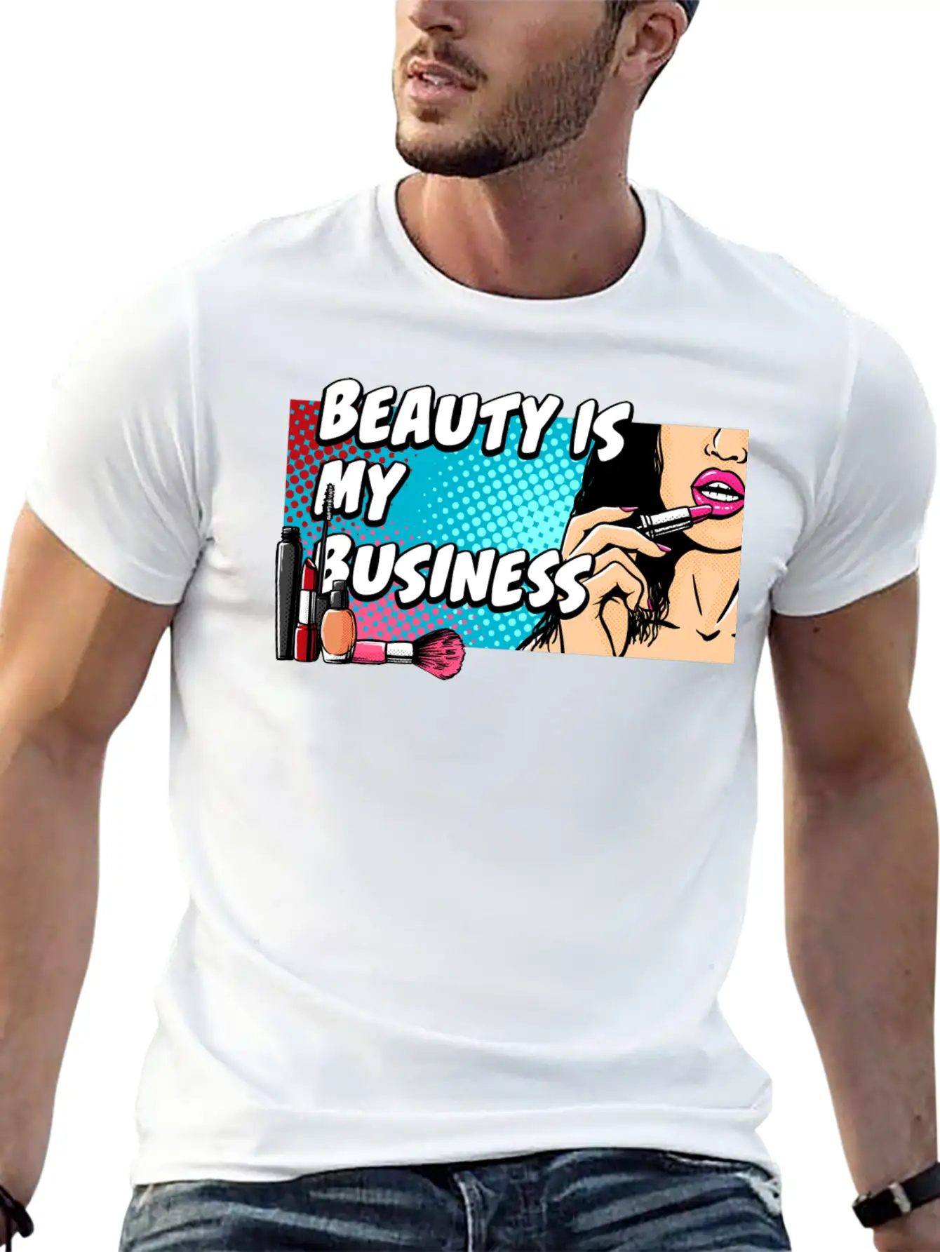 Beauty Is My Business Esthetician Dermatologist Unisex Casual T-Shirt – Clean Design For Daily Comfort