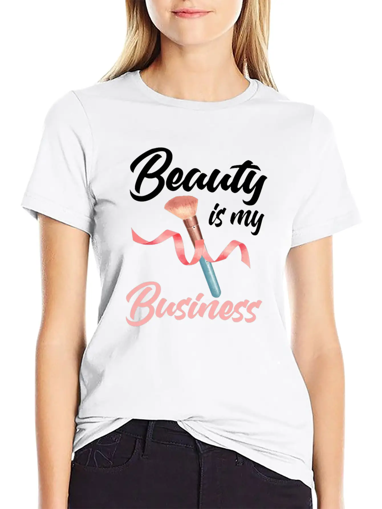 Beauty Is My Business Makeup Artist Beautician Unisex Casual T-Shirt – Clean Design For Daily Comfort