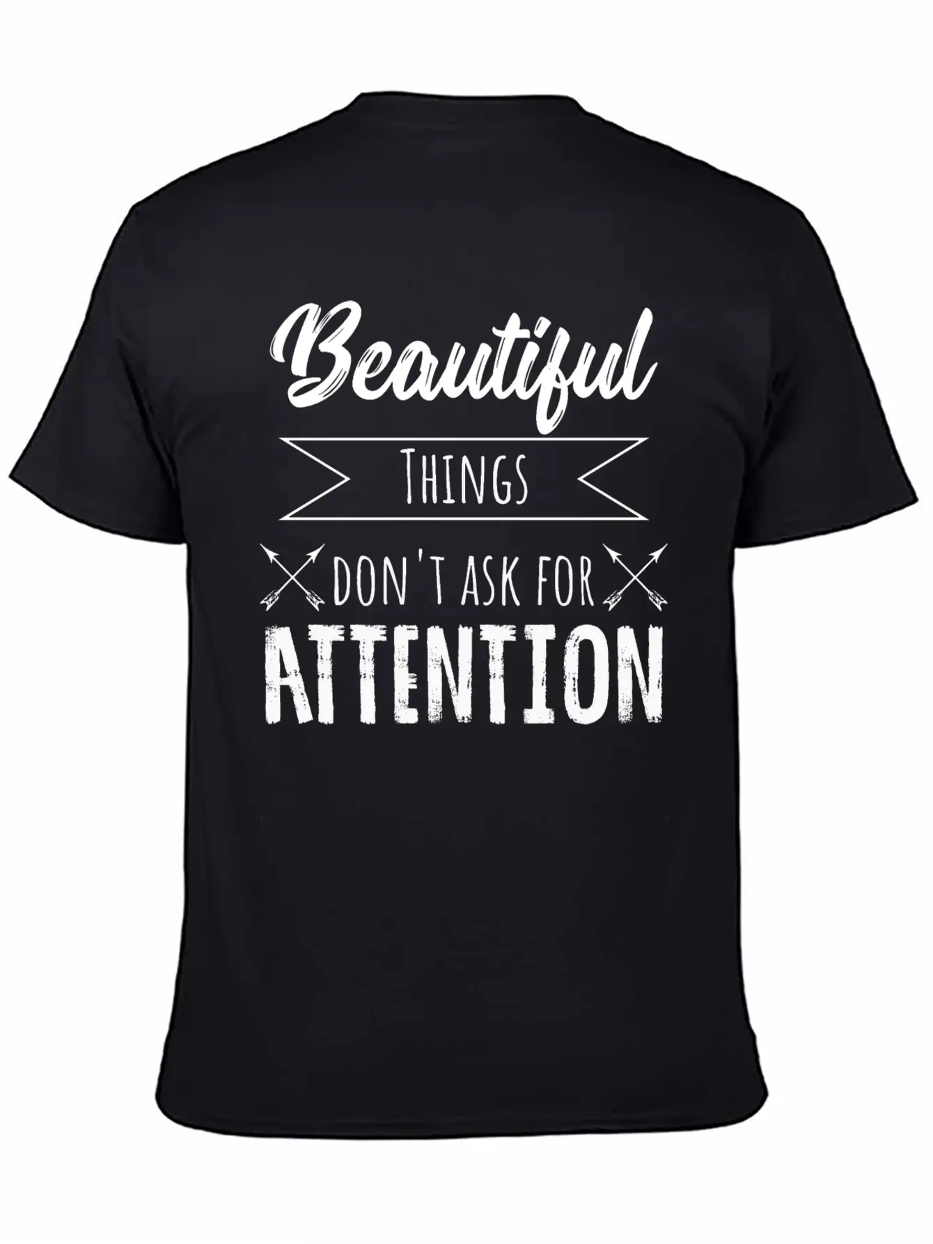 Beauty Saying Casual Graphic T-Shirt – Simple And Comfortable Daily Wear